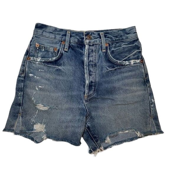 AGOLDE Dee Shorts in Riccochet - Picture 1 of 10